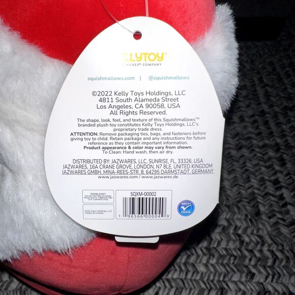NWT Squishmallow Kellytoy 13" Nick Santa Claus Plush Pillow - Picture 6 of 6